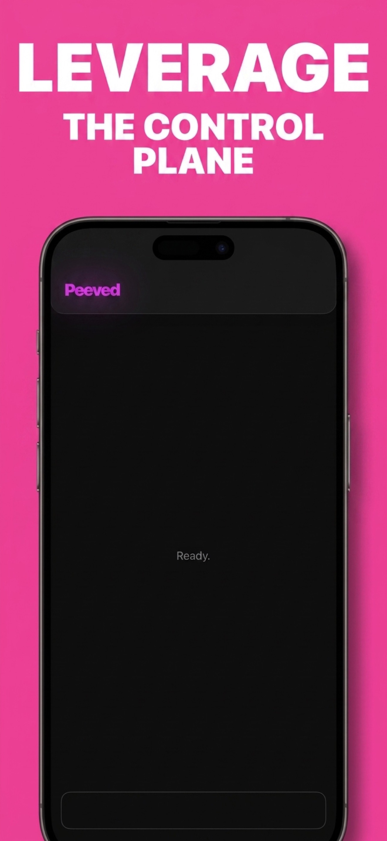 Leverage the control plane